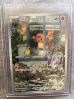 Charmander - SVP044 - Full Art Illustration Promo Rare Holo - Pokemon Card - LP - Image 1