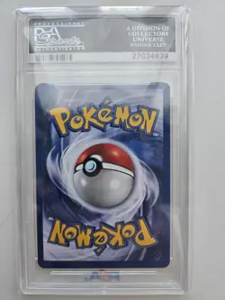Pokemon Team Rocket 1st Edition Trainer Card PSA 9 Holo - Image 2