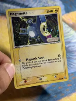 Magnemite 59/92 Ex Legend Maker Stamped Reverse Holo Foil Pokemon Card PL SWIRL - Image 4