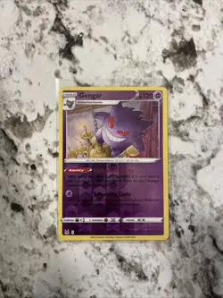 Pokemon TCG Gengar Reverse Holo Rare Card 066/196 Lost Origin - Image 1