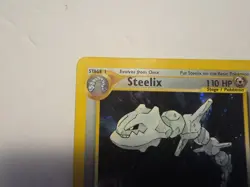 Steelix Pokemon Card 15/111 Neo Genesis Unlimited Edition Holo Rare NM MINT - Image 5