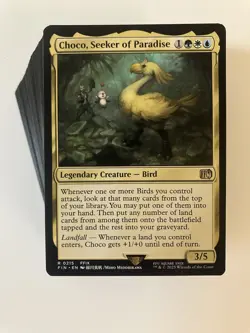MTG Magic The Gathering Choco, Seeker Of Paradise Budget 100 Card Commander Deck - Image 1