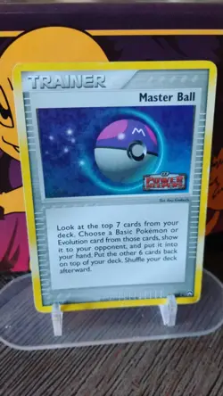 MASTER BALL EX Power Keepers POKEMON Stamped 2007 Holo TRAINER Trading Card 78 - Image 1