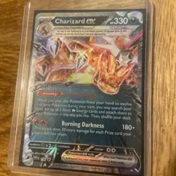 Pokemon TCG Charizard EX SVP196 Blackstar Promo Card NM - Image 1