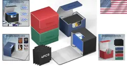 Compact 4 Color Card Deck Box - Waterproof & Ideal for Trading Card Collectors - Image 2