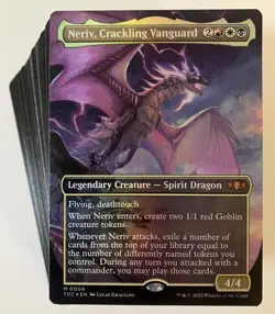 MTG Magic The Gathering Neriv, Crackling Vanguard Budget 100 Card Commander Deck - Image 1