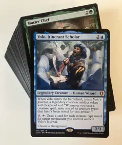 MTG Magic The Gathering Simic Volo + Master Chef Budget 100 Card Commander Deck - Image 1