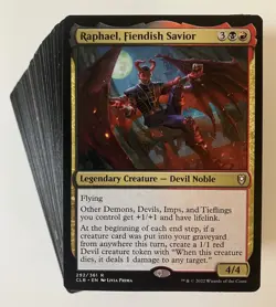 MTG Magic The Gathering Raphael, Fiendish Savior Budget 100 Card Commander Deck - Image 1