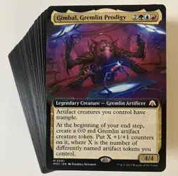 MTG Magic The Gathering Gimbal, Gremlin Prodigy Budget 100 Card Commander Deck - Image 1