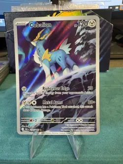 144/086 Cobalion Pokemon TCG Illustration Rare Card Black Bolt 6 - Image 1