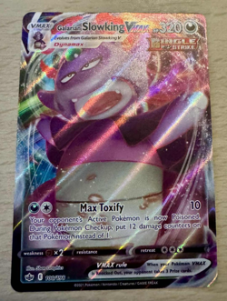 Pokemon TCG Galarian Slowking VMAX 100/198 Chilling Reign Ultra Rare Holo Card - Image 1