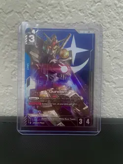 Gundam Card Game TCG Alternate Art LR+ Gundam RX-78-2 ST01-001 Card - Image 1