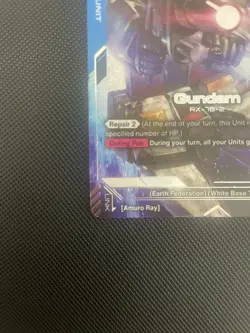 Gundam Card Game TCG Alternate Art LR+ Gundam RX-78-2 ST01-001 Card - Image 3