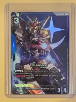 Gundam Card Game TCG Alternate Art LR+ Gundam RX-78-2 ST01-001 Card - Image 2