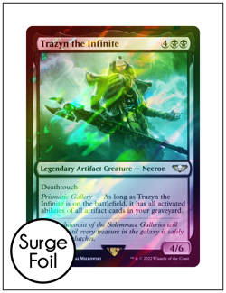 1x Trazyn the Infinite, Surge Foil, Warhammer 40K, Magic MTG NM - Image 1
