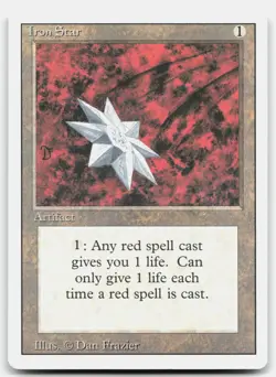 MTG Iron Star U Revised Edition MP - Image 1