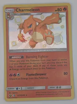 Chameleon SV7/SV94 Baby Shiny Pokemon Card S&M Hidden Fates Pokemon TCG NM - Image 1