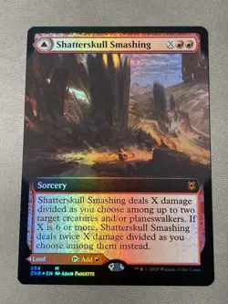 Shatterskull Smashing (Extended Art) FOIL Zendikar Rising 354 M MTG NM - Image 1