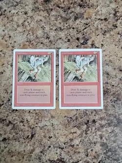 Magic the Gathering ~ MTG ~ 2x Earthquake ~ Played ~ REVISED - Image 4