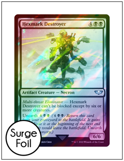 1x Hexmark Destroyer, Surge Foil, Warhammer 40K, Magic MTG NM - Image 1