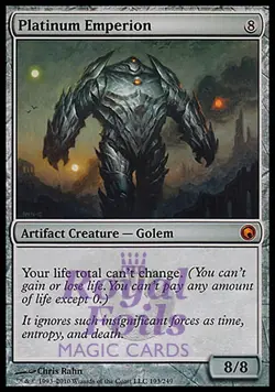 Platinum Emperion **FOIL** MTG Scars of Mirrodin MINT - Image 1