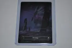 MTG magic EDGE OF ETERNITIES eoe GALAXY FOIL SWAMP #369 land - Image 2