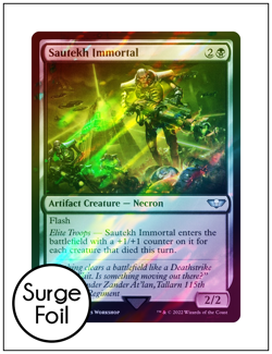 1x Sautekh Immortal, Surge Foil, Warhammer 40K, Magic MTG NM - Image 1