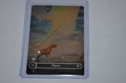 MTG magic EDGE OF ETERNITIES eoe GALAXY FOIL PLAINS #367 land - Image 1