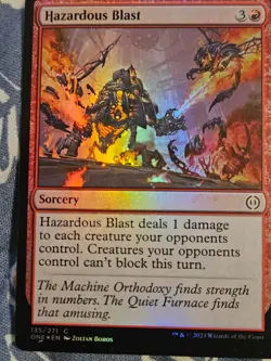 Hazardous Blast FOIL Phyrexia: All Will Be One MTG Magic - Image 2