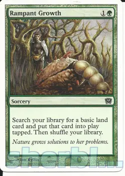 MTG Magic the Gathering TCG 9th Ninth Edition Rampant Growth Sorcery Green 263 - Image 1