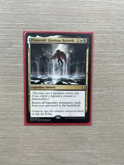 Primevals' Glorious Rebirth - Dominaria - Lightly Played (LP) - MTG - Image 3