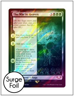 1x The War in Heaven, Surge Foil, Warhammer 40K, Magic MTG NM - Image 1