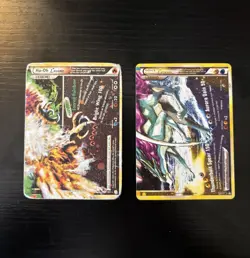 Pokemon Vintage 2010 Ho-Oh 112/123 and Suicune 93/95 Legend Cards Set - Image 1