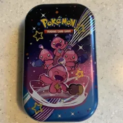 Pokemon Scarlet & Violet Paldean Fates Mini Tin with 38 Base Set Cards WOTC - Image 1