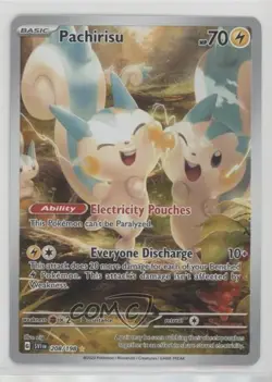 Pachirisu Illustration Rare Pokemon SV01: Scarlet & Violet #208 1kx5 - Image 1
