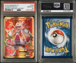 2015 Pokemon XY FA/Mewtwo EX Full Art Breakthrough-Secret PSA 10! - Image 1