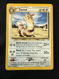 Furret 35/111 - LP - Neo Genesis, WOTC Pokemon - Image 1