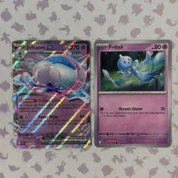 Jellicent EX 045/086 Frillish 044/086 Set of 2 SV: White Flare Pokemon TCG NM - Image 1