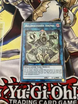 Yugioh- 1X Relinquished Anima - Secret Rare - 1st Edition - BROL-EN087 - LP - Image 1