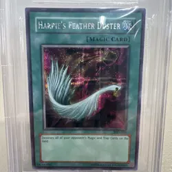 Yugioh Harpie’s Feather Duster SDD-003 Secret Rare Promo BGS 9 MINT! - Image 3