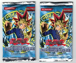 YUGIOH LEGEND OF BLUE EYES LOB 1ST EDITION FACTORY SEALED 2X PACKS PORTUGUESE - Image 1