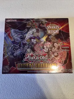 Yugioh "Ancient Guardians" First Edition Sealed Booster Pack Box X1 - Image 1