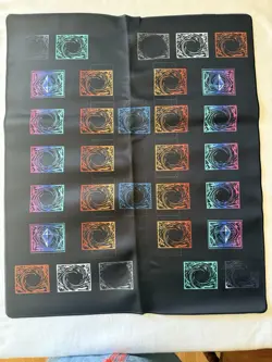 YuGiOh Playmats for YuGiOh Cards - Old School 2 Player Large Game Mat 24x 28.35 - Image 1