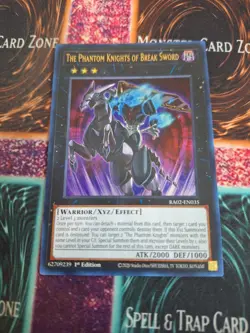 Yugioh The Phantom Knights of Break Sword RA02-EN035 Ultra Rare 1st Edition NM - Image 1