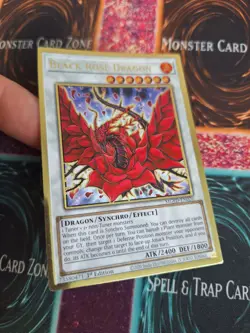 Yugioh Black Rose Dragon MGED-EN026 Premium Gold Rare 1st Edition Near Mint - Image 2