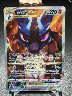 Lucario VSTAR SWSH291 SWSH: Sword & Shield Promo Cards Holo NM - Image 1