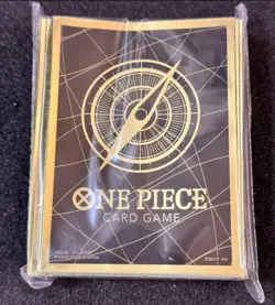 NEW One Piece Card Game Official Card Sleeves 70ct Bandai Japan Limited Set - Image 1