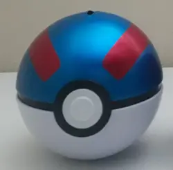 Pokemon Trading Card Game PokeBall Collectors Tin Great Ball COIN BANK TCG EMPTY - Image 1