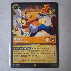Goofy Groundbreaking Chef 4/204 Reign of Jafar Lorcana Card - Image 1