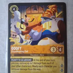 Goofy Groundbreaking Chef 4/204 Reign of Jafar Lorcana Card - Image 3